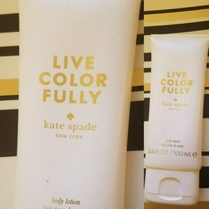 Kate Spade Live Colorfully lotion